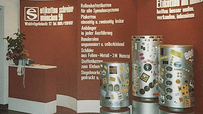 Labels of a fair from 1984